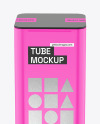 Matte Square Tube Mockup