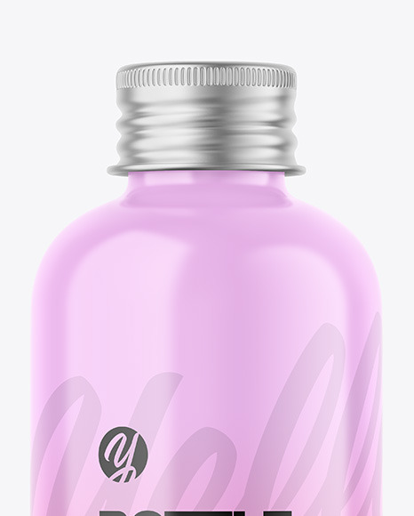 Glossy Bottle Mockup