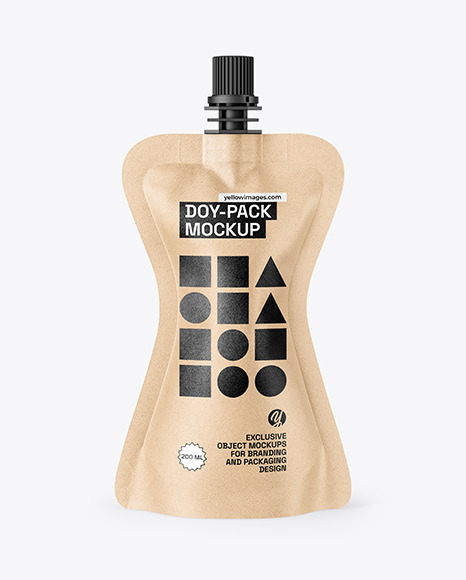Kraft Doy-Pack Mockup