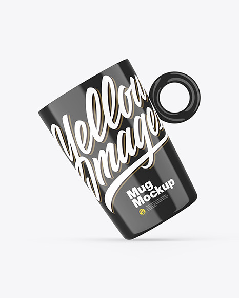 Glossy Mug Mockup