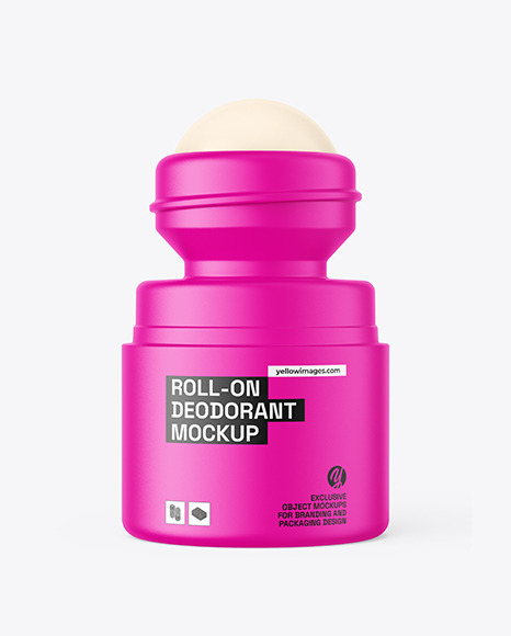 Matte Roll-on Deodorant Mockup