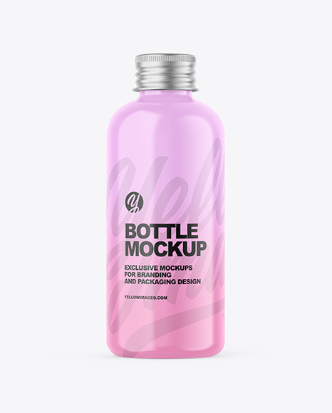 Glossy Bottle Mockup