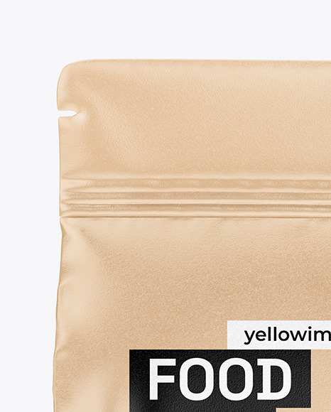 Kraft Food Bag Mockup