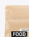 Kraft Food Bag Mockup