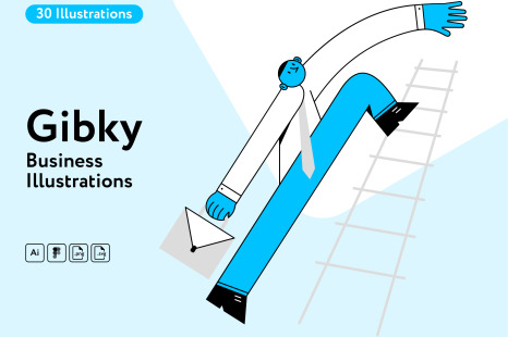 Gibky Business Illustrations
