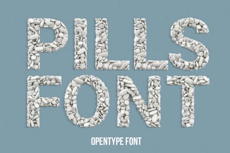 Pills White Font