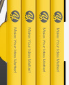 Set of Books in a Box Mockup