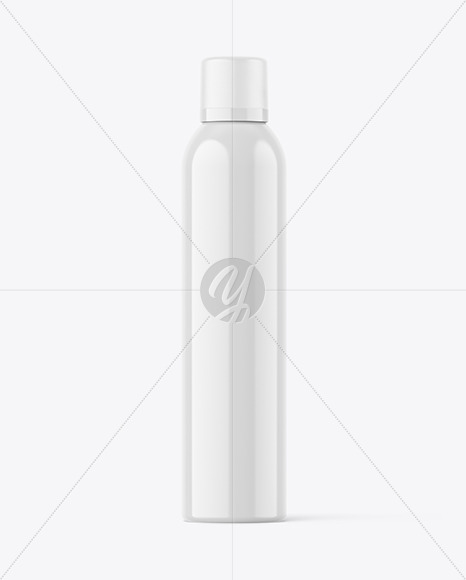 300ml Glossy Aerosol Bottle Mockup
