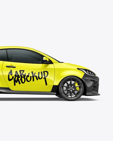 Hatchback Mockup - Side View