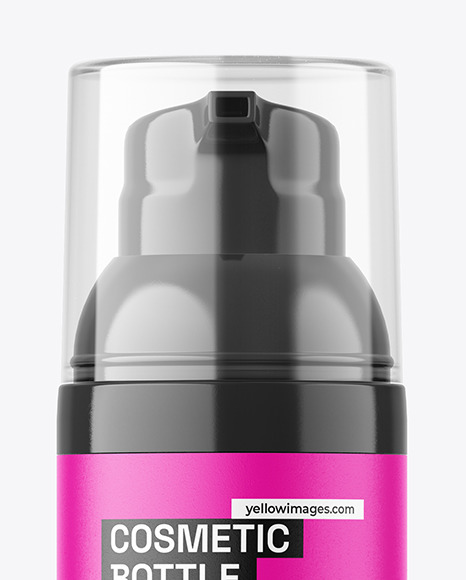 Matte Airless Bottle Mockup