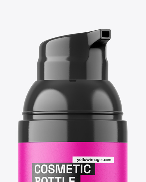 Matte Airless Bottle Mockup