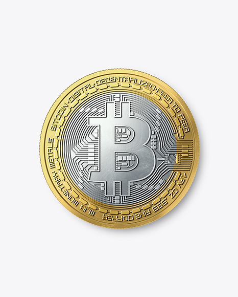 Bimetallic Coin Mockup