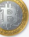 Bimetallic Coin Mockup