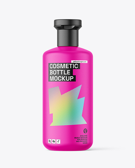 Matte Cosmetic Bottle Mockup