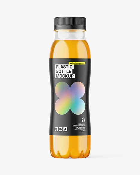 Apple Juice Bottle Mockup
