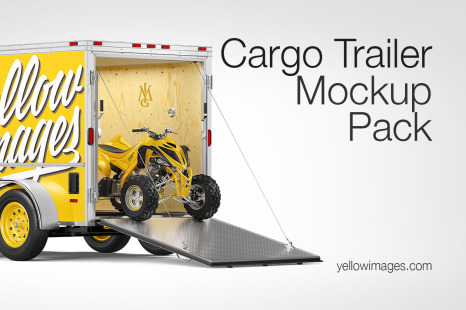 Cargo Trailer Mockup Pack