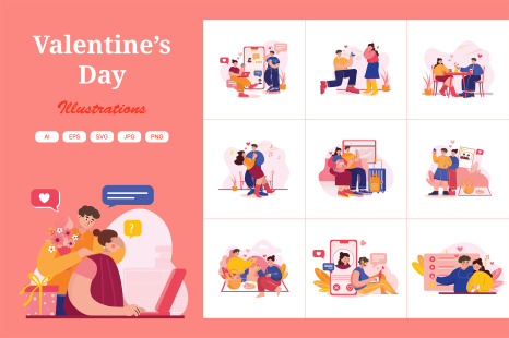 M511_Valentine’s Day Illustration Pack