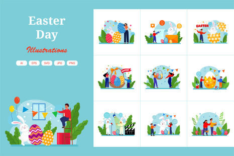 M513_ Easter Illustration Pack