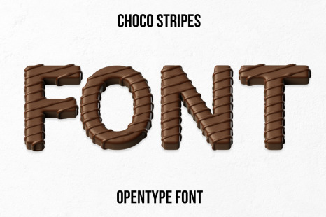 Choco Stripes Font