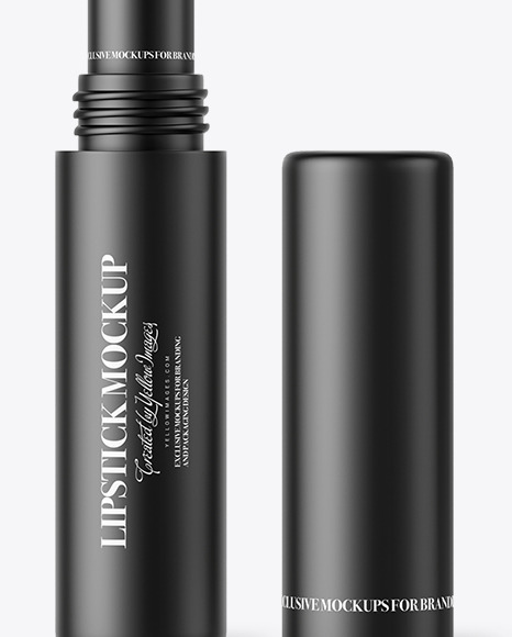 Opened Lipstick Tube Mockup