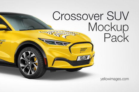Electric Crossover SUV Mockup Pack