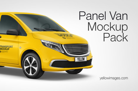 Panel Van Mockup Pack