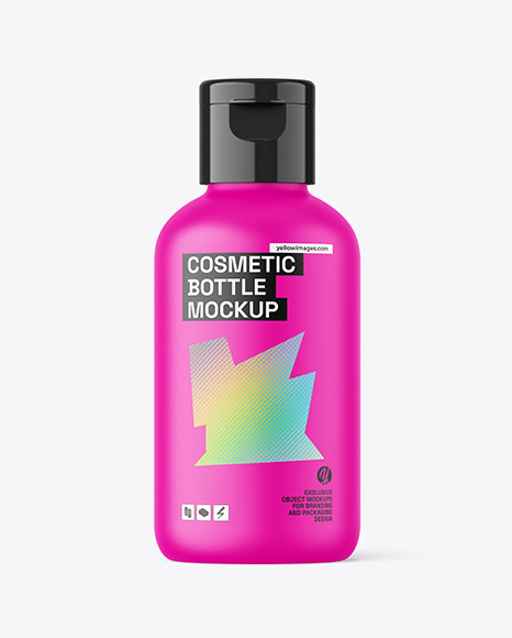 50ml Matte Cosmetic Bottle Mockup