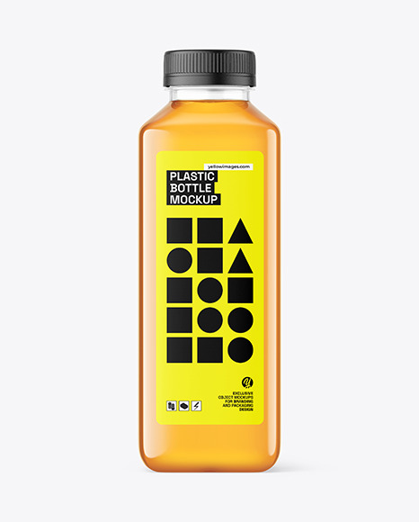 Apple Juice Bottle Mockup