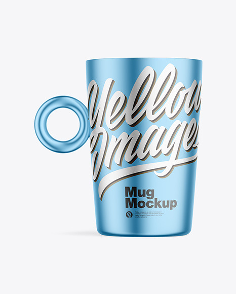Metallic Mug Mockup