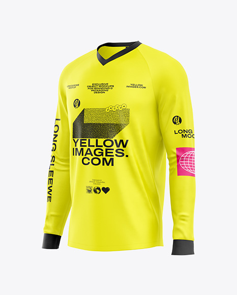 Men&#039;s Long Sleeve T-Shirt - Half Side View