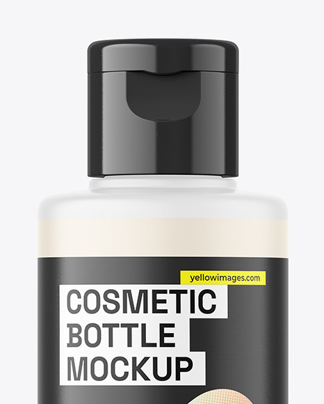 100ml Frosted Cosmetic Bottle Mockup