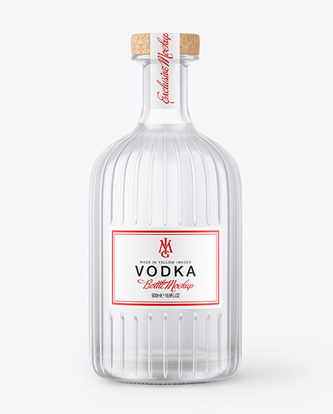 Vodka Bottle Mockup