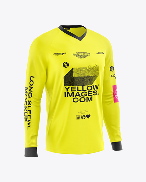 Men&#039;s Long Sleeve T-Shirt - Half Side View