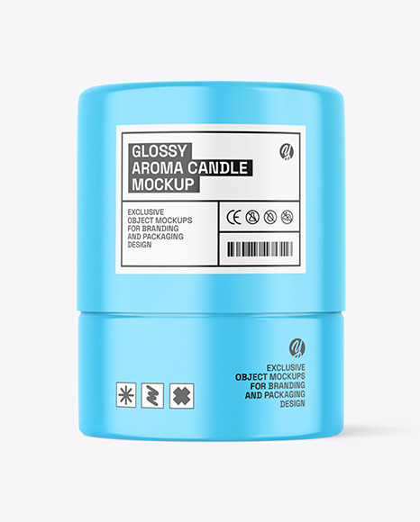 Glossy Candle Mockup
