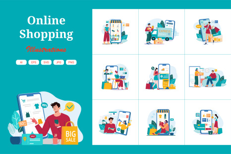 M530_E-Commerce Illustration Pack