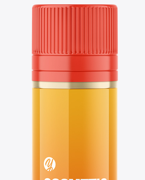 Glossy Cosmetic Bottle Mockup