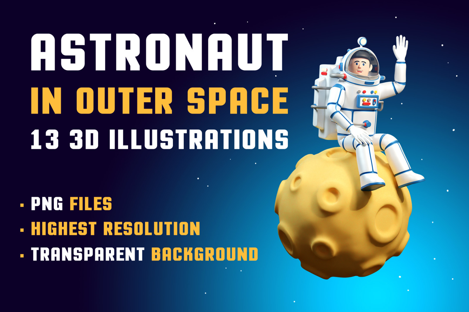 Astronaut in Outer Space