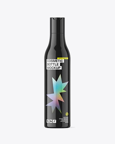 Glossy Cosmetic Bottle Mockup