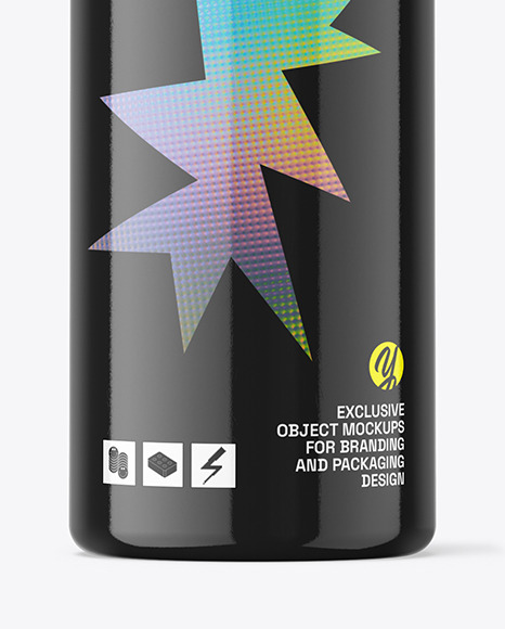Glossy Cosmetic Bottle Mockup