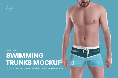 10 Swimming Trunks Mockups