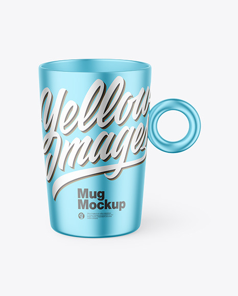 Metallic Mug Mockup