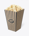 Kraft Popcorn Bag Mockup