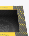Empty Carton Box Mockup
