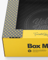Empty Carton Box Mockup
