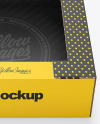 Empty Carton Box Mockup