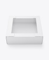 Empty Carton Box Mockup