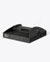 Kraft Pizza Box w/ Handle Mockup