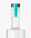 Clear Glass Vodka Bottle Mockup