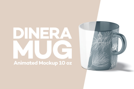 Dinera Mug Animated Mockup 10oz