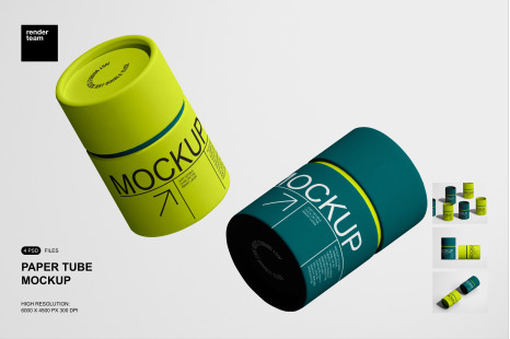 Tube Mockup Set